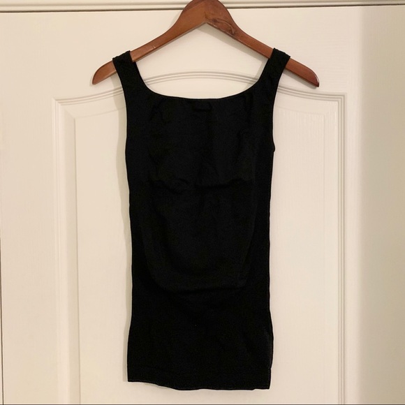 Blanqi Black Maternity Compression Tank Top - Picture 3 of 5